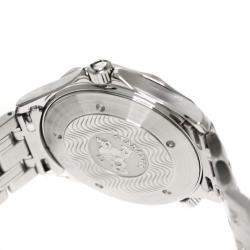 Pre Owned Omega Navy Blue Stainless Steel Seamaster Men's Wristwatch 41MM