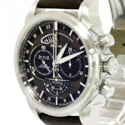 Pre Owned Omega Brown Stainless Steel De Ville Men's Wristwatch 44MM