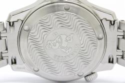 Omega Navy Blue Stainless Steel Seamaster Professional Men's Wristwatch 36MM