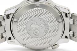 Omega Navy Blue Stainless Steel Seamaster Professional Men's Wristwatch 36MM