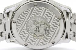 Omega Silver Stainless Steel Seamaster Men's Wristwatch 36MM