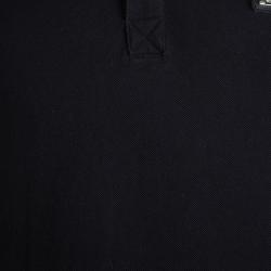 Pre Owned Philipp Plein Black Embellished Skull Motif Polo T-Shirt L