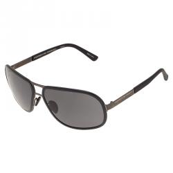 Porsche Design Black P8553 Aviator Sunglasses