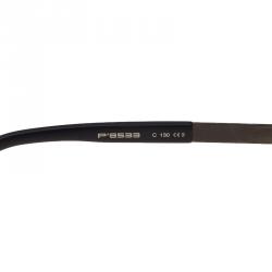 Porsche Design Black P8553 Aviator Sunglasses
