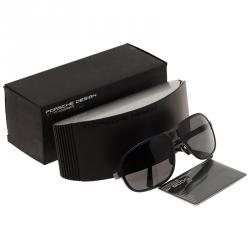Porsche Design Black P8553 Aviator Sunglasses