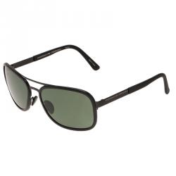 Porsche Design Black P'8553 Aviator Sunglasses