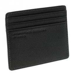 Pre Owned Porsche Design Black Leather P H6 Card Holder