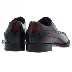 Prada Brown Leather Runway Gladiator Oxfords Size 43