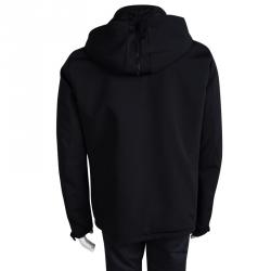 Prada Sport Black Hooded Jacket XXL
