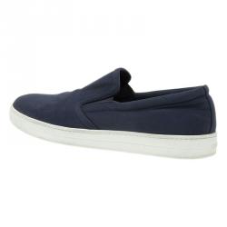 Pre Owned Prada Sport Navy Blue Loafers Size 43