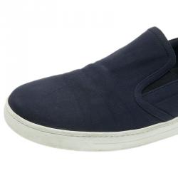 Pre Owned Prada Sport Navy Blue Loafers Size 43