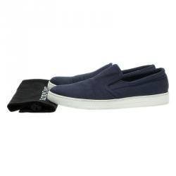 Pre Owned Prada Sport Navy Blue Loafers Size 43