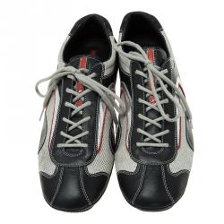 Pre Owned Prada Sport Black and Grey Sneakers Size 44