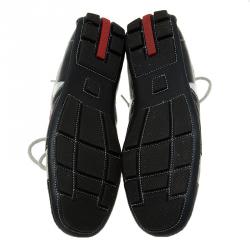 Pre Owned Prada Sport Black and Grey Sneakers Size 44