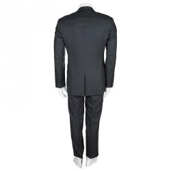 Prada Grey Wool Regular Fit Suit M