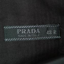 Prada Grey Wool Regular Fit Suit M