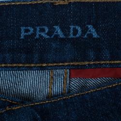 Pre Owned Prada Men's Dark Blue Denim Jeans M