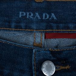 Pre Owned Prada Men's Blue Denim Jeans M