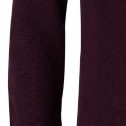 Pre Owned Prada Men's Burgundy Cashmere Sweater L