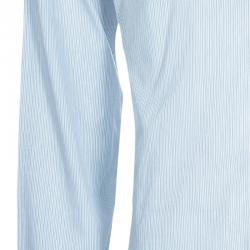 Pre Owned Prada Men's Pale Blue Striped Cotton Shirt M
