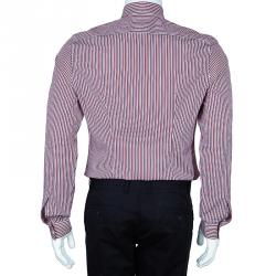 Pre Owned Prada Men's Multicolor Striped Shirt M