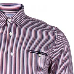 Pre Owned Prada Men's Multicolor Striped Shirt M