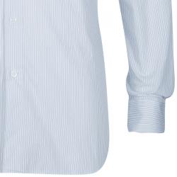 Pre Owned Prada Men's Monochrome Striped Shirt M