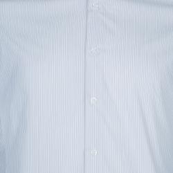 Pre Owned Prada Men's Monochrome Striped Shirt M