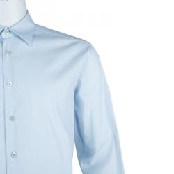 Pre Owned Prada Light Blue Long Sleeve Buttondown Shirt L