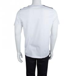 Prada White Crewneck Short Sleeve T-Shirt XL