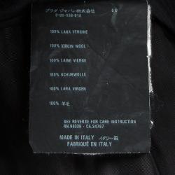 Prada Grey Wool Striped Regular Fit Suit XXL
