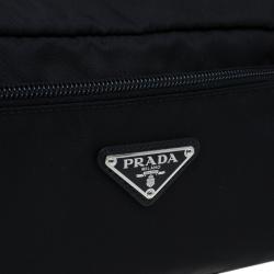 Pre Owned Prada Black Nylon Toiletery Case Pouch