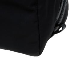 Pre Owned Prada Black Nylon Toiletery Case Pouch