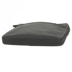 Prada Black Tessuto Nylon Business Briefcase