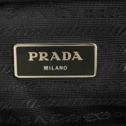Prada Black Tessuto Nylon Business Briefcase