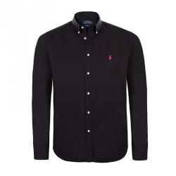 Polo Ralph Lauren Black/Red Logo Long Sleeve Shirt M Ralph Lauren | TLC