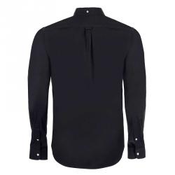 Pre Owned Polo Ralph Lauren Black/Red Logo Long Sleeve Shirt M