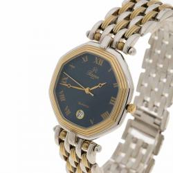 Pre Owned Rama Swiss Blue Stainless Steel Men's Wristwatch 34MM