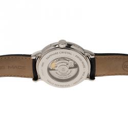 مملوكة مسبقًا ساعة يد رجالية ريموند ويل مايسترو مون فيز ستانلس ستيل فضي 44مم