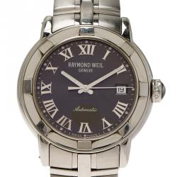 Raymond Weil Grey Stainless Steel Parsifal Men's Wristwatch 39MM