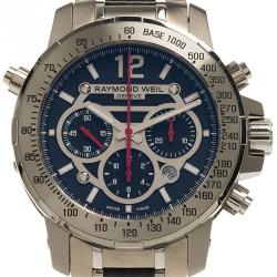 Raymond Weil Black Stainless Steel Titanium Nabucco Automatic Chronograph Men's Wristwatch 46MM