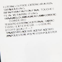 Pre Owned Roberto Cavalli SS'08 Metallic Snakeskin Karung Leather Jacket L