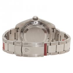 Pre Owned Rolex Cream Stainless Steel Milgauss Men's Wristwatch 40MM