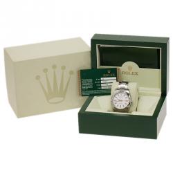 Pre Owned Rolex Cream Stainless Steel Milgauss Men's Wristwatch 40MM