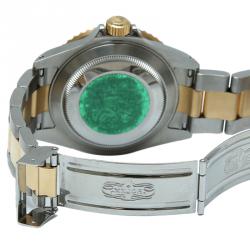 Pre Owned Rolex Blue Stainless Steel Submariner Men's Wristwatch 40MM