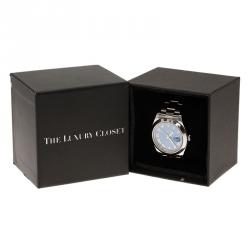 Pre Owned Rolex Black Stainless Steel Datejust Men's Wristwatch 41MM