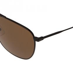 Saint Laurent Paris Black 006EW Round Aviators 