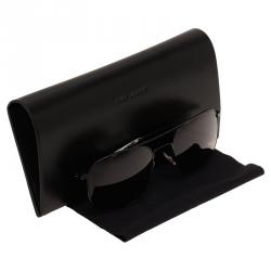 Saint Laurent Paris Black 006EW Round Aviators 