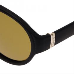Pre Owned Saint Laurent Paris Black 2316 Polarized Aviators