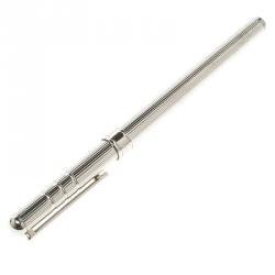 Saint Laurent Paris Silver Tone Fountain Pen